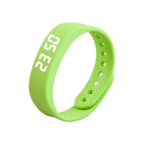 Smart Sport Bracelet Auto Date Podemeter LED Display Five Colors Women Men Wristwatch