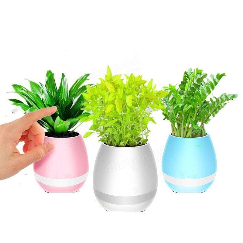 Potted Rims Speakers Creative Intelligent Music Speaker Flower Pot Toys Of Wireless Bluetooth Stereo