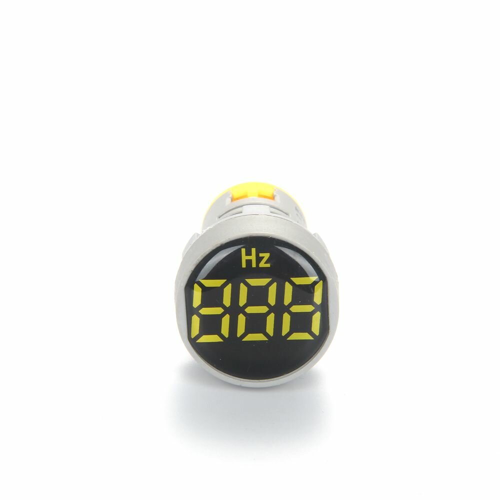 NIN AD101-22Hz Circular Crystal Film Digital Display AC Hertz Meter Signal lamp LED Highlight Aperture 22mm AD16-22Hz