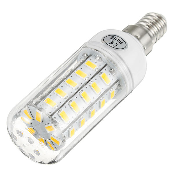 E27 E14 7W SMD5730 48LEDs 500LM Pure White Warm White Corn Light Bulb AC110V AC220V