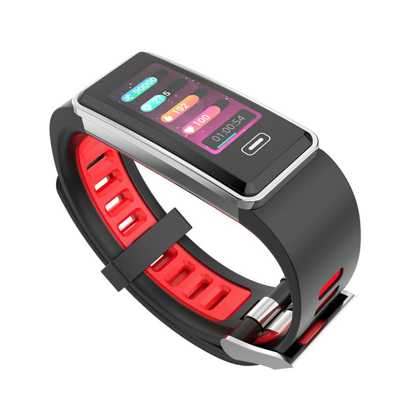 Real-time Blood Pressure HR Monitor Multi-Sport Fitness Tracker Long Standby Smart Watch Band