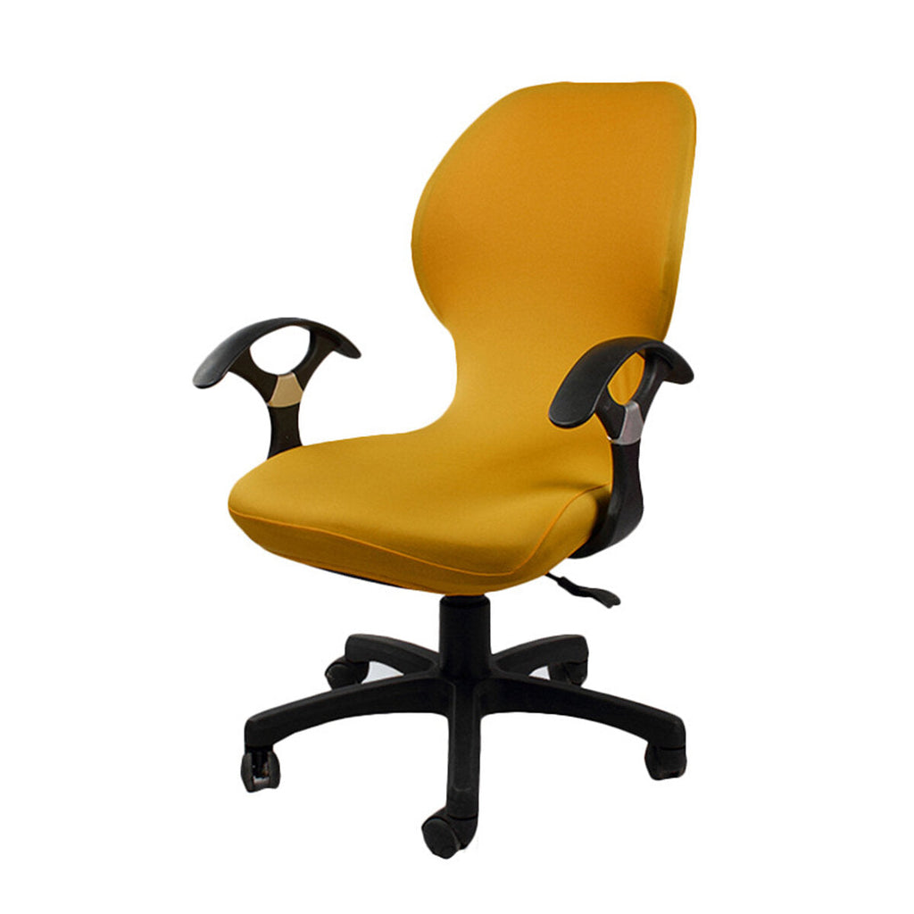 Elastic Office Computer Rotating Chair Protector Stretch Armchair Seat Slipcover Home Office Furniture Decoration