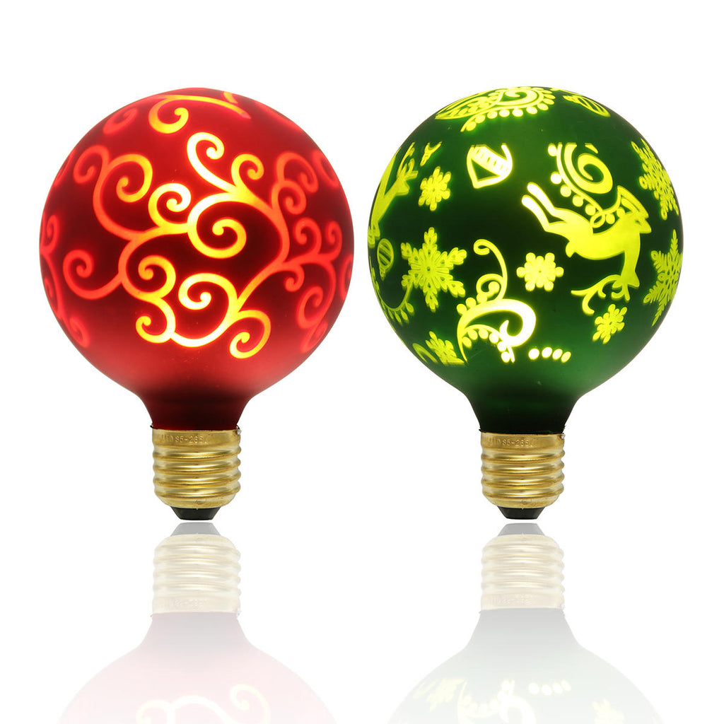 E27 G95 LED Light Bulb Christmas Edison Decorative Lamp for Holiday Home Indoor Use AC85-265V