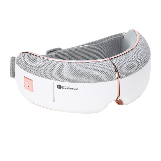 Foldable Wireless Eye Massager with 8 Airbags 5 Modes Surround Stereo Sound Sleeping Headphone Eye Care Hot Compress Glasses