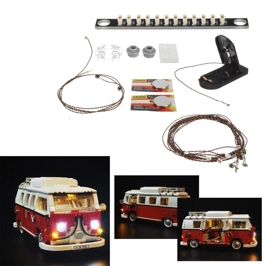 DIY LED Light String Lighting Kit For LEGO 10220 For VW CAMPER VAN 21003 For Beetle Car