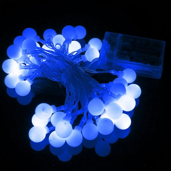 4M 40 LED Ball String Fairy Light Battery Power Lamp Wedding Xmas Party Decoration