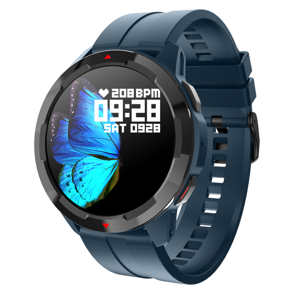 1.32 inch 360*360px Touch Screen Bluetooth Call 24h Heart Rate Blood Pressure SpO2 Monitor 28 Sports Modes 300mAh IP68 Waterproof Smart Watch