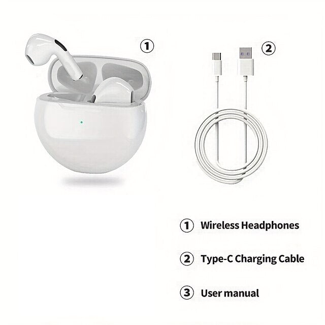 Wireless Bluetooth Headphones Tws Earphones Mini Heaset with Charging Case Waterproof Earbuds for All Phone Huawei iPhone