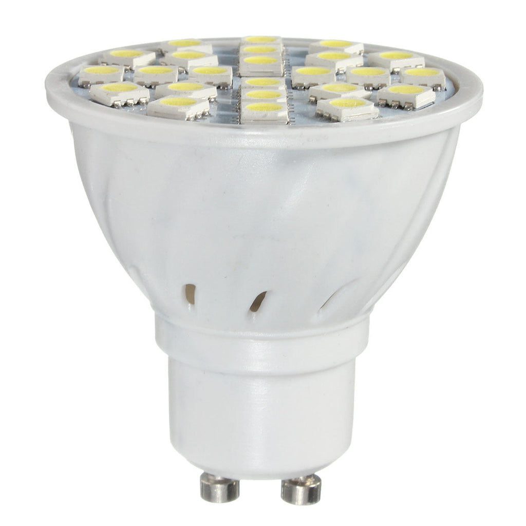 E27 E14 GU10 MR16 3.5W 24 SMD 5050 LED Pure White Warm White Spotlightt Bulb AC110V AC220V