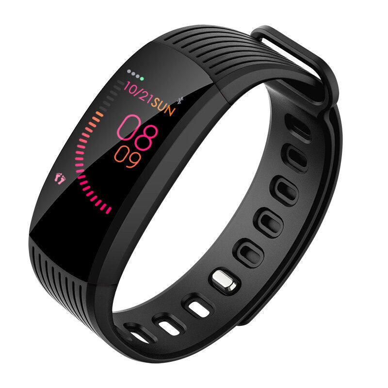 0.96' Color Screen Watch Face Change Wristband 24 hours Continuous Heart Rate Monitor Smart Watch