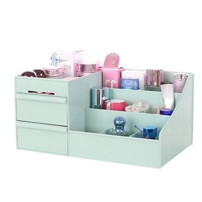 Large Capacity Cosmetic Organizer Storage Box Drawer Dressing Table Skin Care Rack House Container Sundries Makeup Organizer