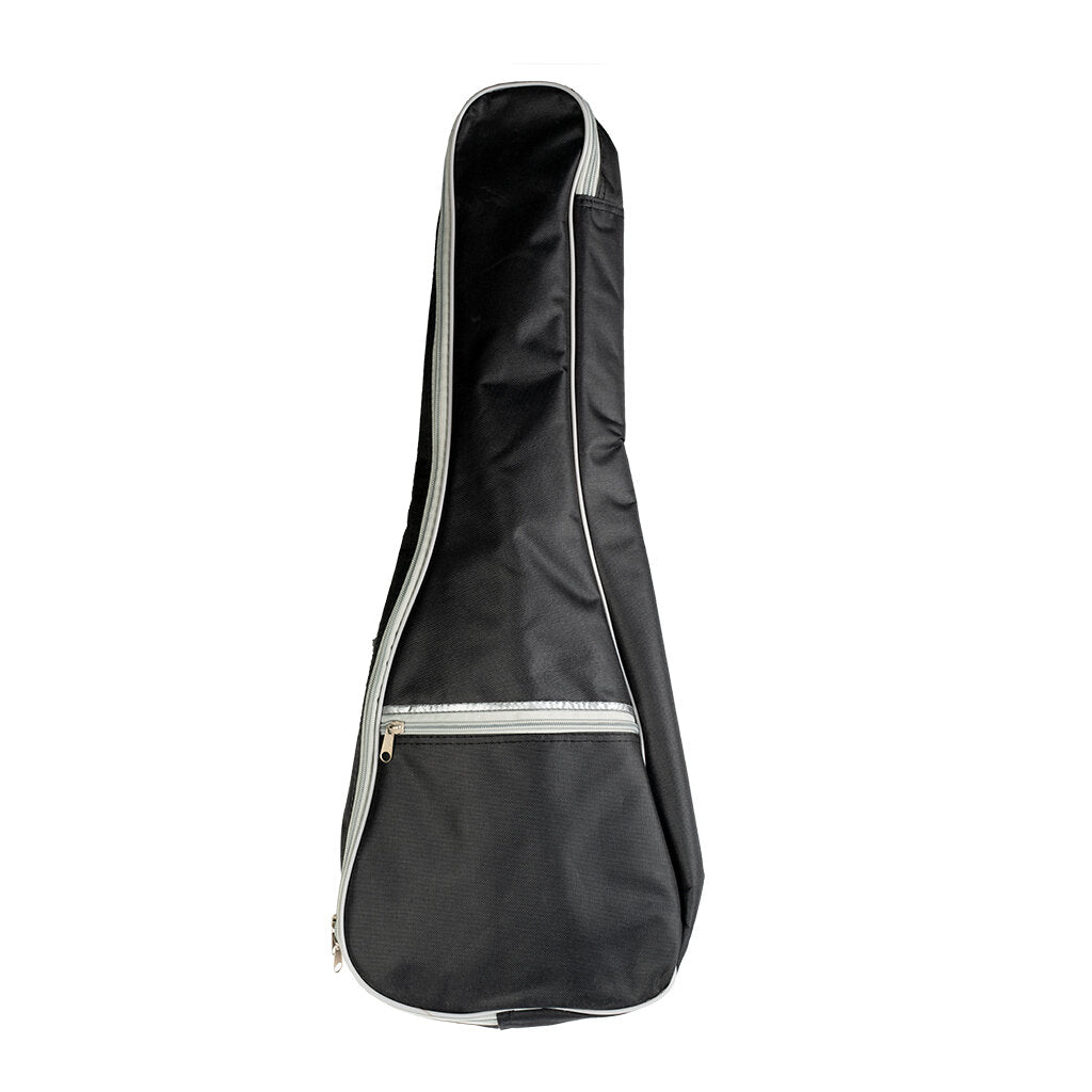 26 Inch Ukulele Bag Canvas Pockets Storage Zipper Adjustable Strap Ukulele Bag Backpack Case Thickened Shockproof
