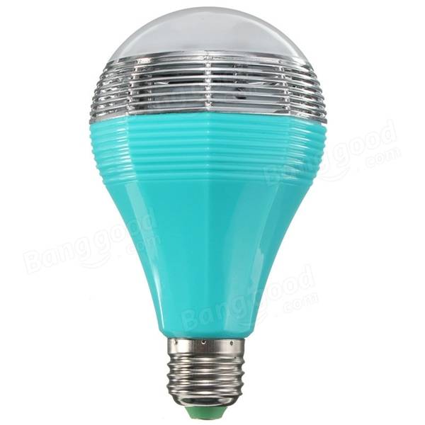 E27/E26 Wifi Control Music Smart Audio Speaker LED Multicolor Bulb Light Lamp AC 90-264V