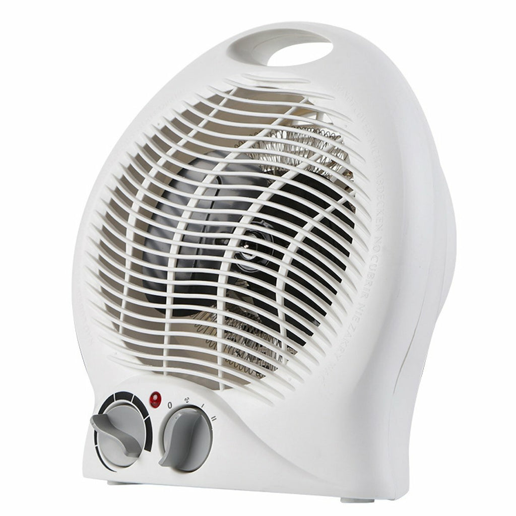 Portable 2000W Desktop Fan Heater - Oscillating Electric Heater for Home, EU Plug