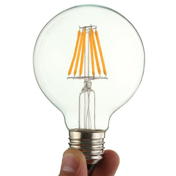 6W Warm White LED Filament Retro  Bulbs 220V