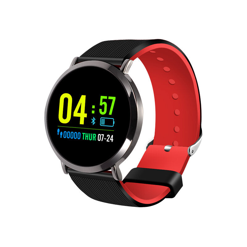 Continuous Heart Rate Blood Pressure Sleep Monitor Information Push Anti-lost Smart Watch