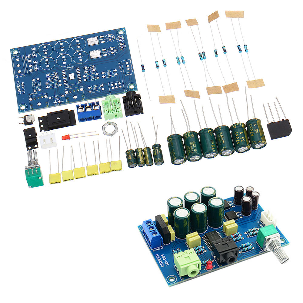 TPA6120 Headphone Amplifier Board Hi-Fi TPA6120A2 Enthusiast Headphones AMP Amplificador Zero Noise DIY Kit