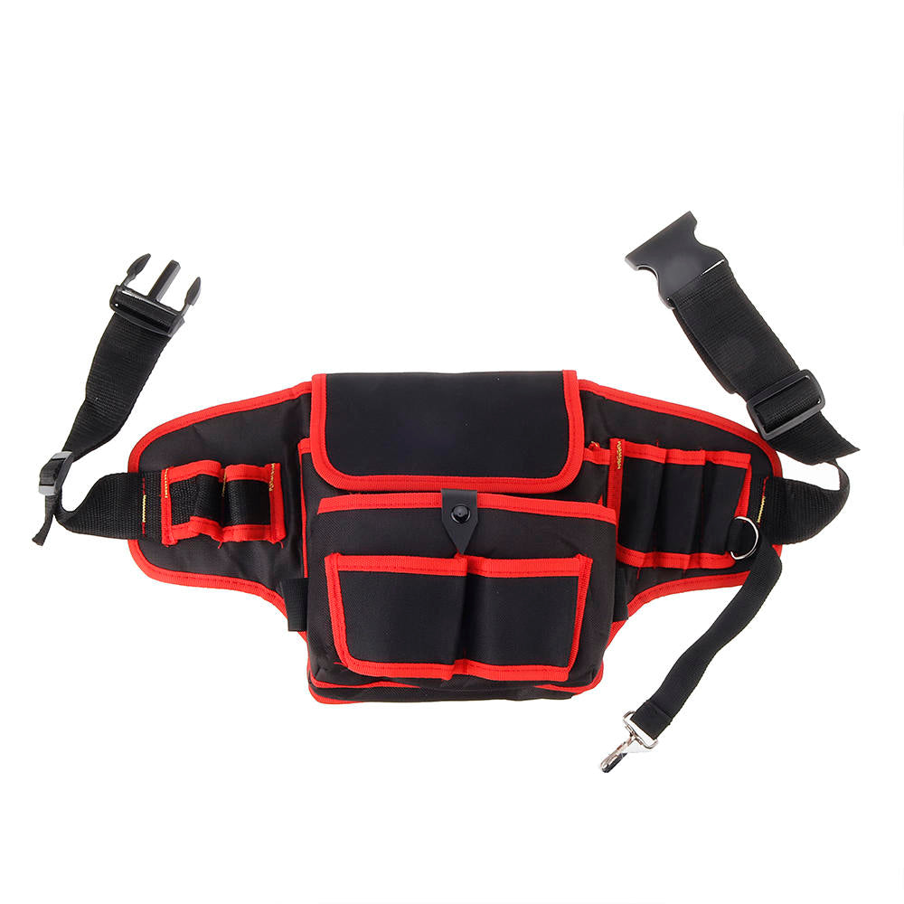 Electrician Canvas Tool Bag Safe Belt Waist Bag Belt Pouch Organizer Repair Tool Storage Bag