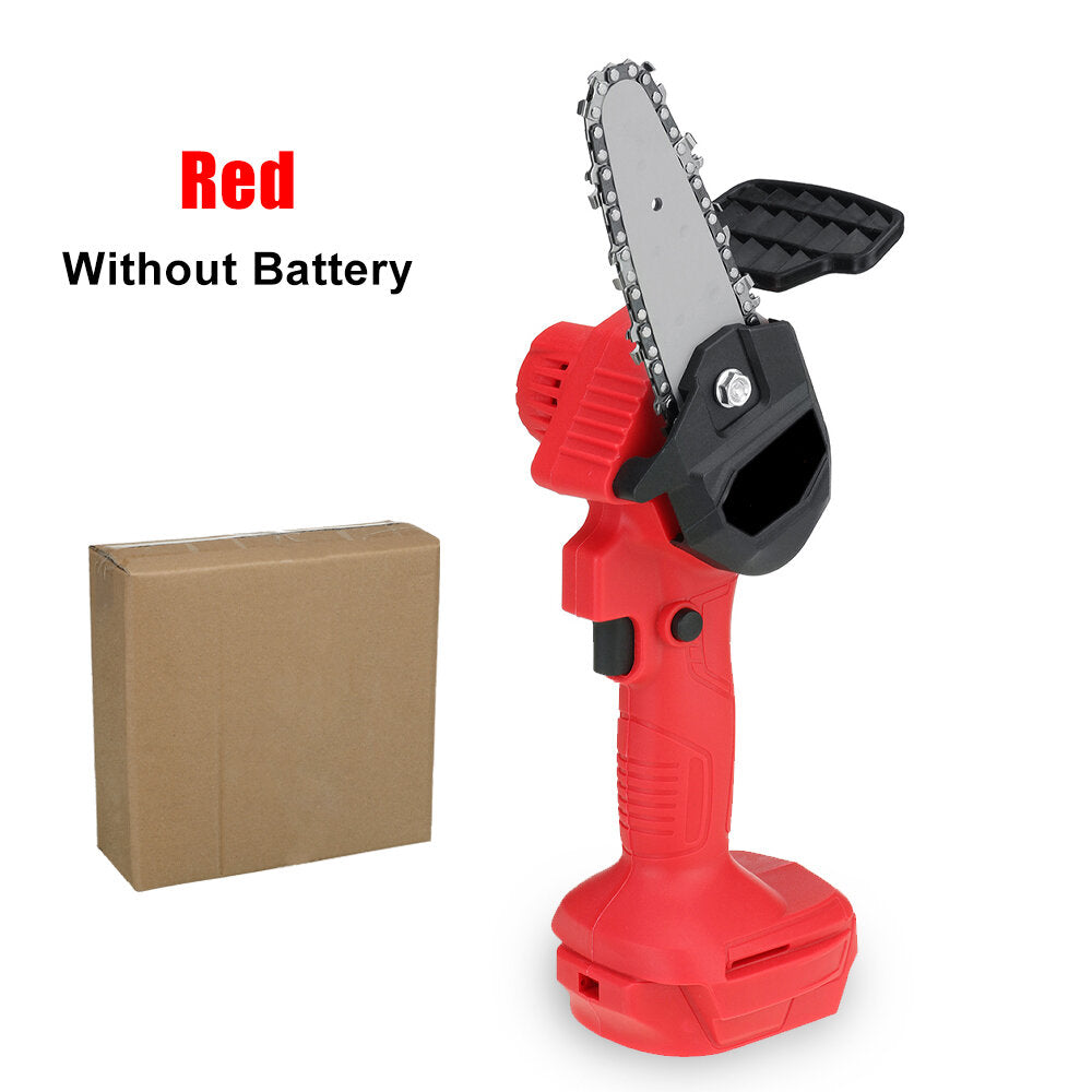 4 Inch Portable Cordless Electric Chain Saw Woodworking Logging Saws For Makita 18V Battery