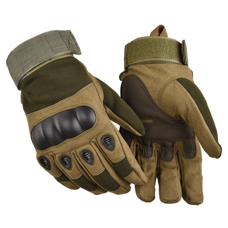 Men Tactical Gloves Outdoor Full Finger Gloves Half Finger Fitness Gloves for Cycling Motorcycle Gloves Camping Hiking Gloves