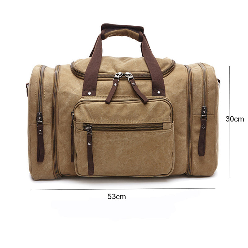 Durable Multifunction Handbag Men Canvas Sport Bag Training Gym Bag Women Fitness Bags Outdoor Sporting Bags