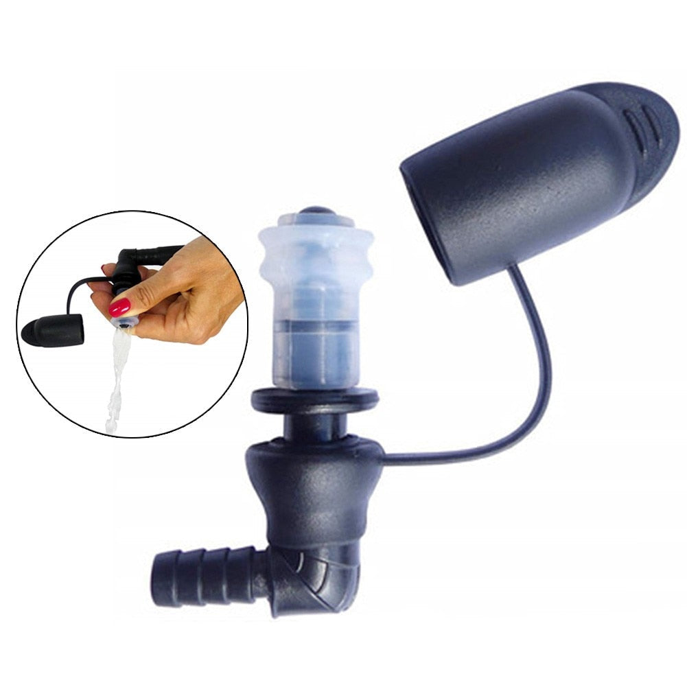 Outdoor Sports Water Bag Replacement Bite Valve Hydration Suction Nozzle With Cover For Camping Hiking Cycling Accessory