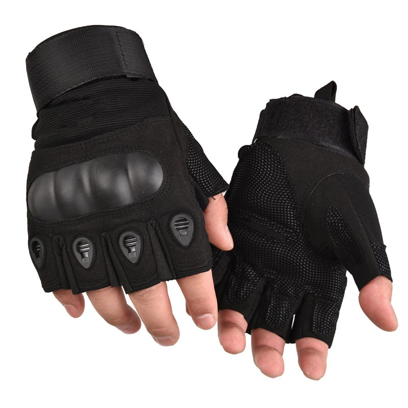 Men Tactical Gloves Outdoor Full Finger Gloves Half Finger Fitness Gloves for Cycling Motorcycle Gloves Camping Hiking Gloves