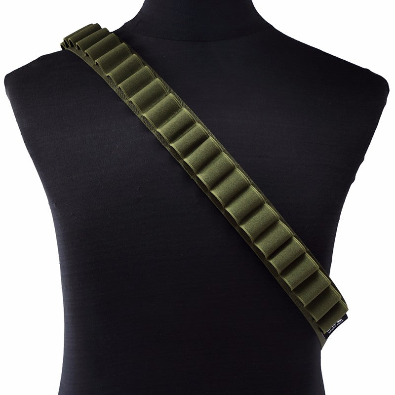 Tactical Fighter 27 Shell Belt Bandolier Gun Calibre 12 Holder Shotgun Cartridge Belt Military Ammunition Outdoor