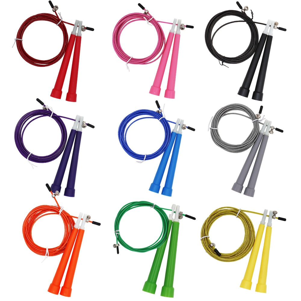 Steel Wire Skipping Skip Adjustable Jump Rope Fitnesss Equipment Exercise Workout 3 Meters