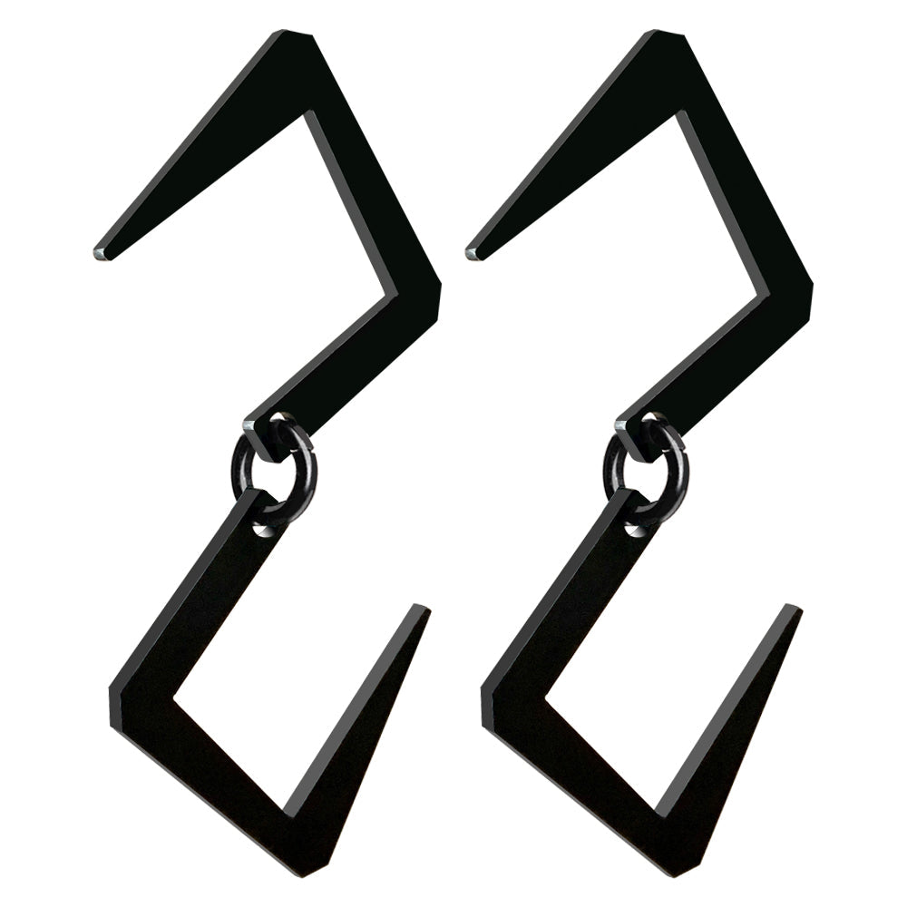 2pcs/set Lantern Hooks Hanger S Hook Carbon Steel Bonfire Hanger Hook Outdoor Camping Multi-Functional