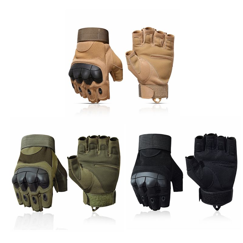 Tactical Half Fingerless Gloves Military Glove Outdoor Fitness Sport Camping Climbing Cycling Hunting Hiking Shooting Gloves Men