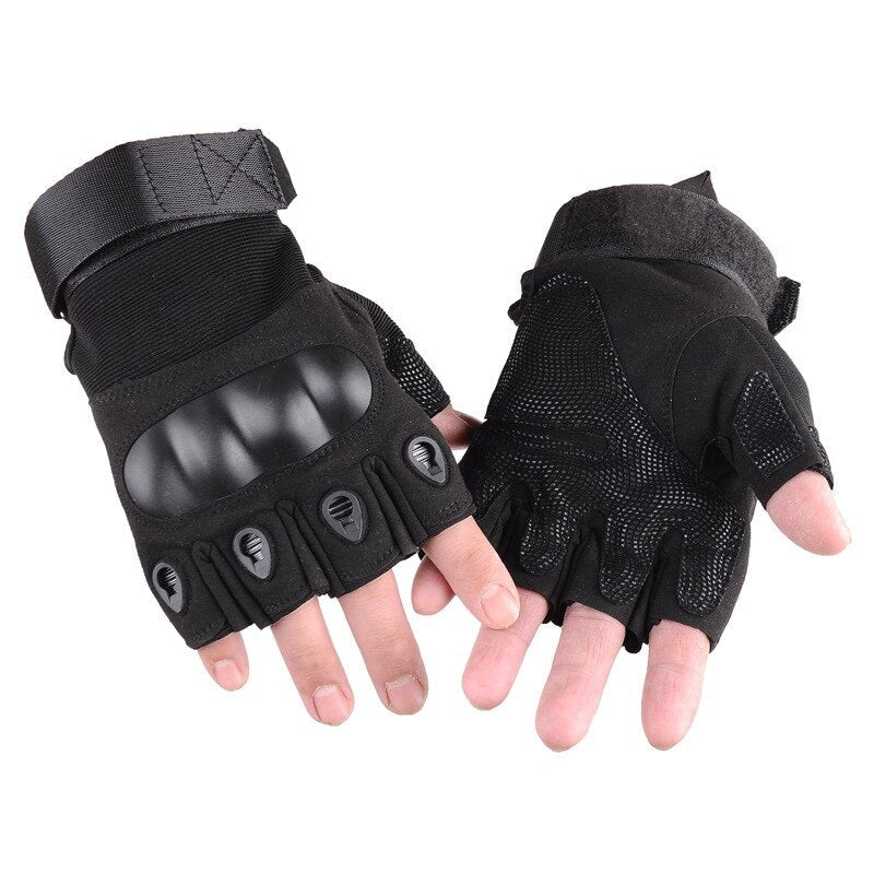 Men Tactical Gloves Army Tackle Shooting Outdoor Sports Half Finger Hiking Gloves Camping Military Hunting Airsoft Equipment