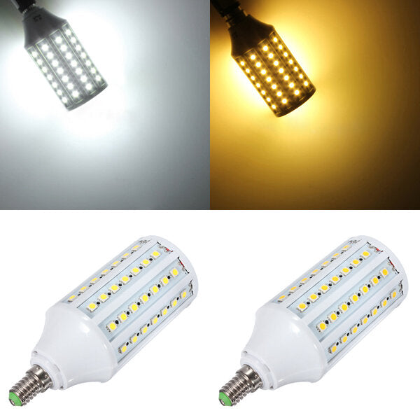 E14 15W White/Warm White 86 SMD5050 LED Corn Light Lamp Bulbs 220V