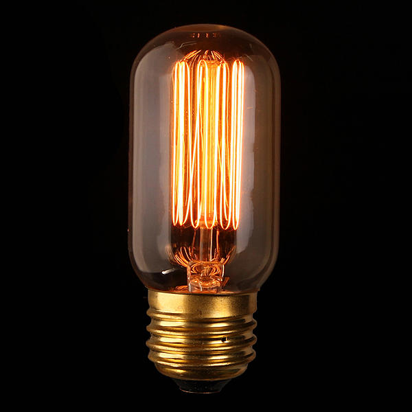 60W Vintage Antique Incandescent Bulb Clear Glass 220V/110V