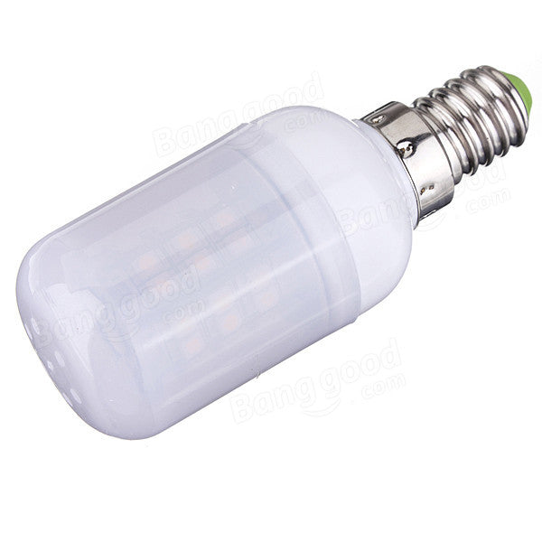 E14 3.5W 48 SMD 3528 AC 220V LED Corn Light Bulbs With Frosted Cover