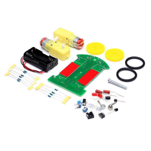 Tracking Patrol Lline Intelligen tRobot Car DIY Kit With Reduction Motor