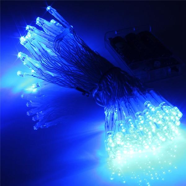 10M Battery Powered 100 LED Starry Fairy String Light Lamp Wedding Xmas Party Lamp