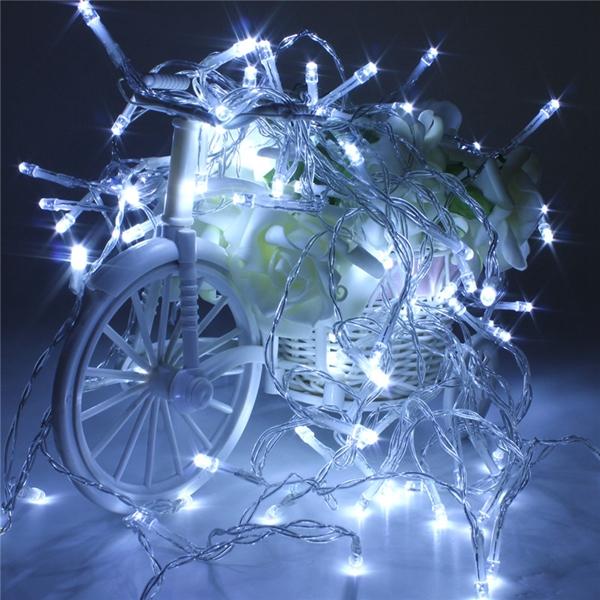 10M Battery Powered 100 LED Starry Fairy String Light Lamp Wedding Xmas Party Lamp