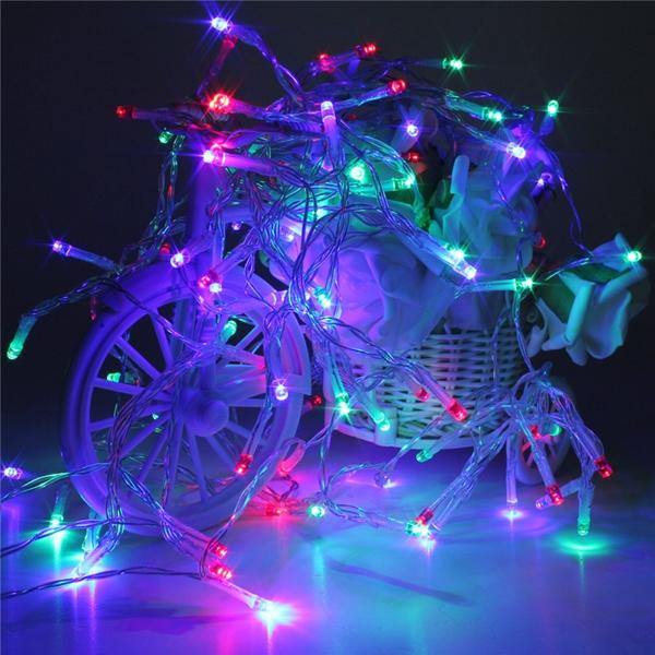 10M Battery Powered 100 LED Starry Fairy String Light Lamp Wedding Xmas Party Lamp