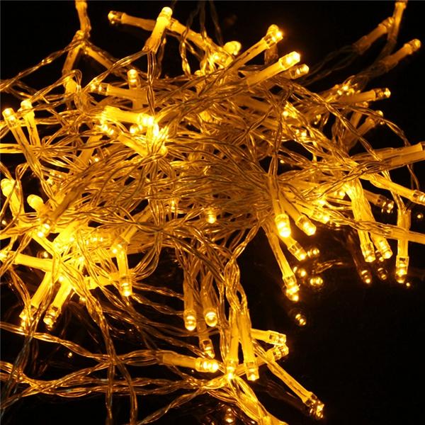 10M Battery Powered 100 LED Starry Fairy String Light Lamp Wedding Xmas Party Lamp