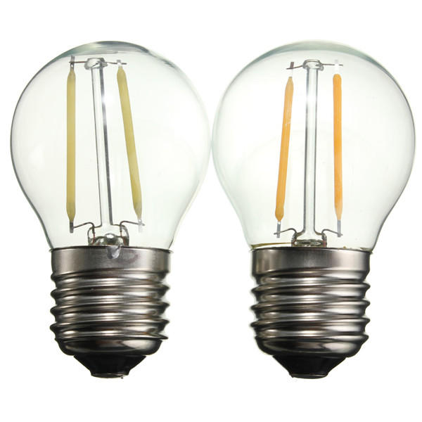 2W White/Warm White Non-Dimmable LED Filament Retro Bulbs 220V