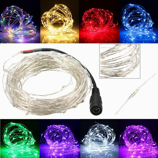 2M 180 LED Copper Wire Christmas Vines String Fairy Light Waterproof DC12V