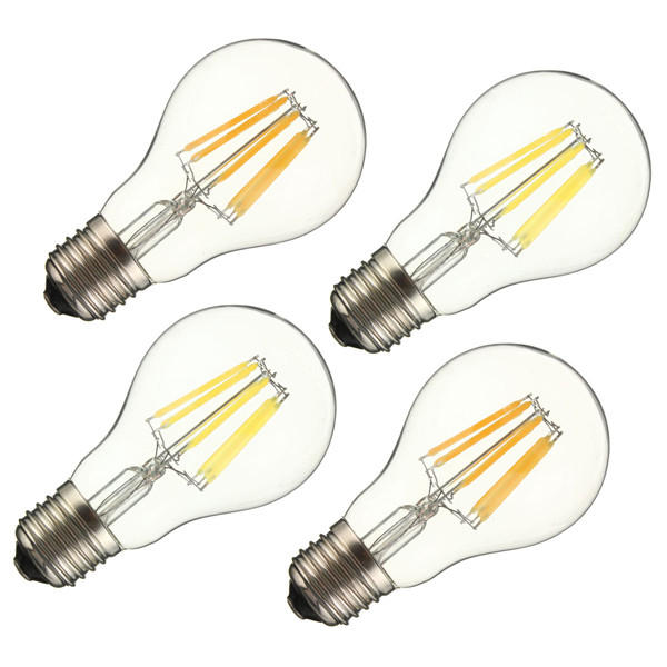 8W Warm White/ White Filament LED Dimmable Globe Bulb Lamp AC220V/110V