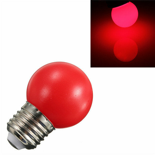 E27 3W PE Frosted LED Globe Colorful White Red Green Blue Yellow Lamp AC110-240V