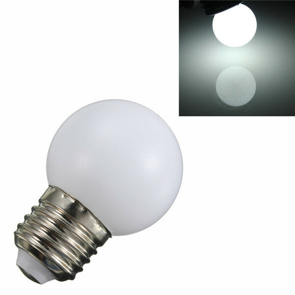 E27 3W PE Frosted LED Globe Colorful White Red Green Blue Yellow Lamp AC110-240V