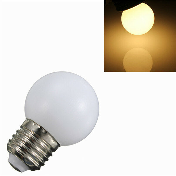 E27 3W PE Frosted LED Globe Colorful White Red Green Blue Yellow Lamp AC110-240V