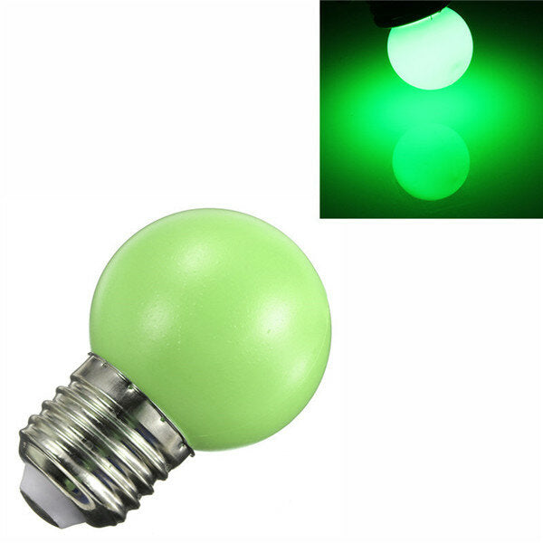 E27 3W PE Frosted LED Globe Colorful White Red Green Blue Yellow Lamp AC110-240V