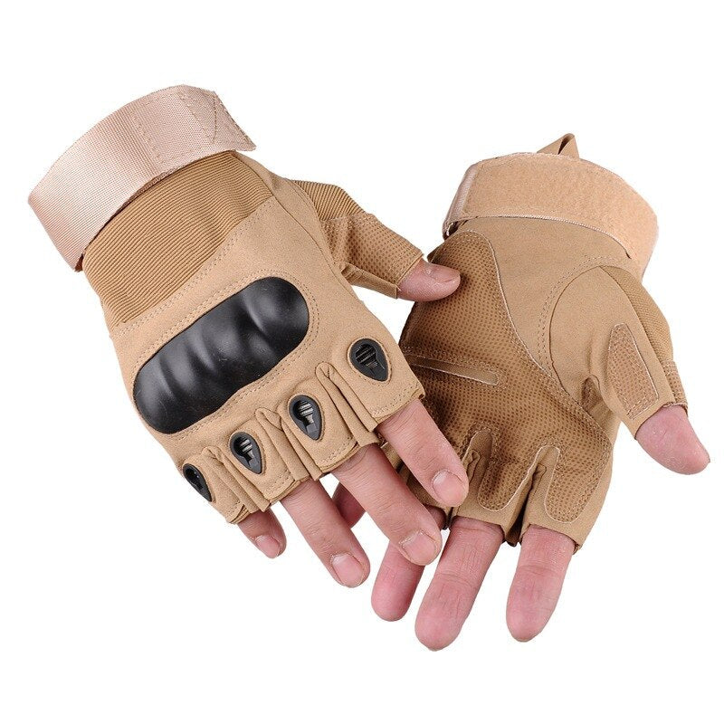 Men Tactical Gloves Army Tackle Shooting Outdoor Sports Half Finger Hiking Gloves Camping Military Hunting Airsoft Equipment