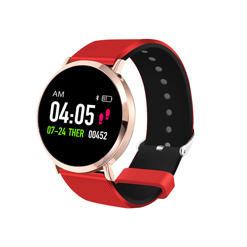 Continuous Heart Rate Blood Pressure Sleep Monitor Information Push Anti-lost Smart Watch