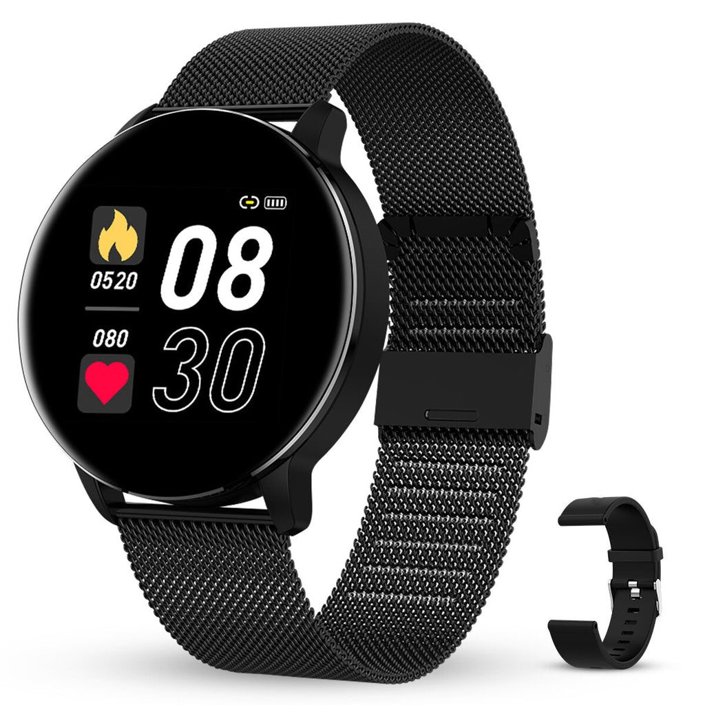 1.3 inch IPS Full Touch Screen Bluetooth 5.0 Heart Rate Blood Pressure SpO2 Monitor Multi-sport Modes Dial Market IP67 Waterproof Smart Watch